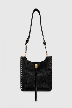 Black Rebecca Minkoff Darren Medium Feed | AKCQL-3674