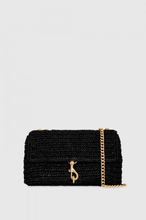 Black Rebecca Minkoff Edie Medium Crossbody | TORSG-3590