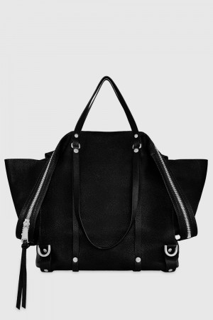 Black Rebecca Minkoff Surplus Tote | PLIAS-1483