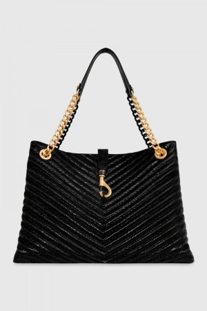 Black / Multicolor Rebecca Minkoff Edie Tote | MPXRD-8263