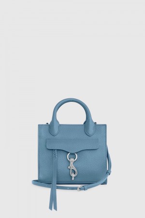 Blue Rebecca Minkoff Megan Mini Tote | NVDEK-0935