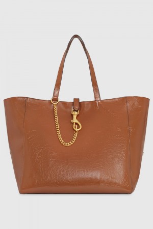 Caramello Rebecca Minkoff Megan Weekender Tote With Travel Sleeve | DTXGP-6372