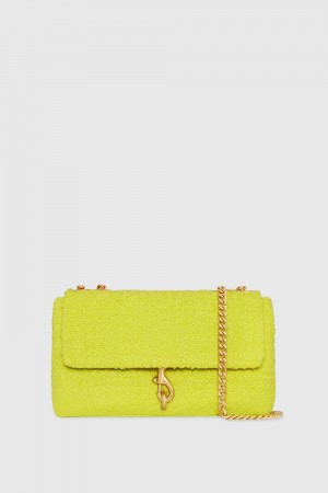 Chartreuse Rebecca Minkoff Edie Medium Crossbody | XUJIK-3548