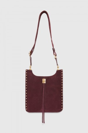 Dark Red Rebecca Minkoff Darren Medium Feed | PMQGW-7940