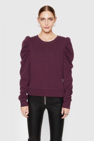 Dark Red Rebecca Minkoff Janine Sweatshirt | DBGJI-1508