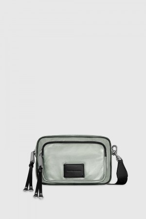 Grey / Black Rebecca Minkoff Nolita Nylon Crossbody | ONZXJ-9053