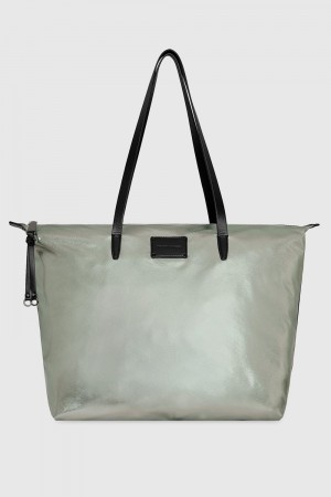 Grey / Black Rebecca Minkoff Nolita Tote | PGRQV-8059