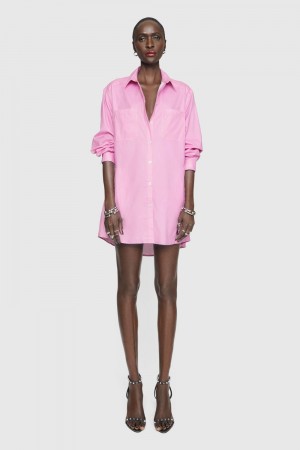 Light Wisteria Rebecca Minkoff Tori Dress | PLQBG-2034