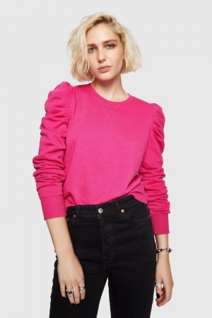 Pink Rebecca Minkoff Janine Sweatshirt | ISMUP-8310