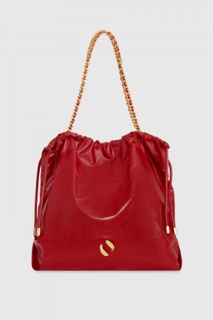 Red Rebecca Minkoff Zero Gravity Medium Tote | VHIJK-6923