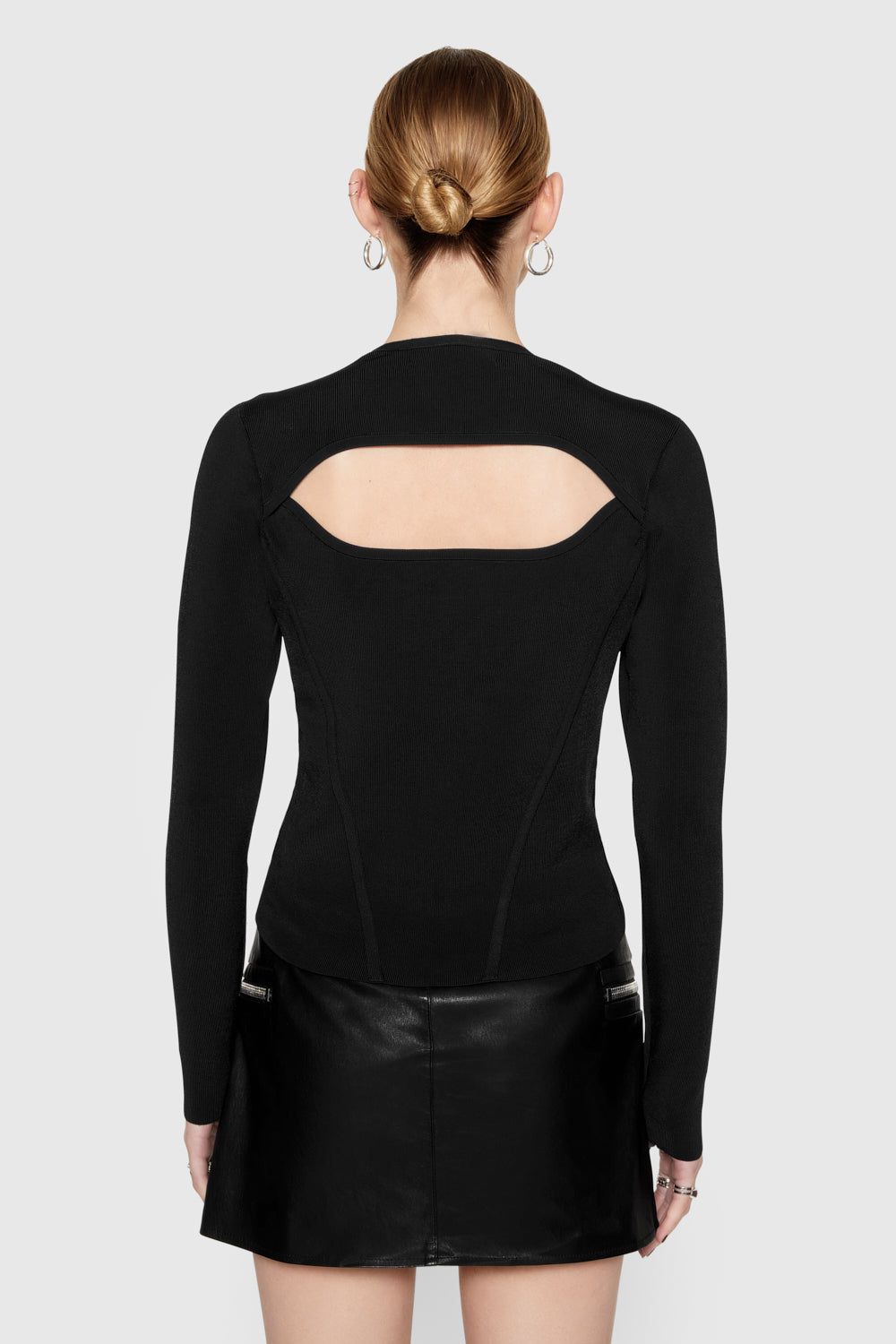 Black Rebecca Minkoff Bonnie Long Sleeve | NKCFV-4268