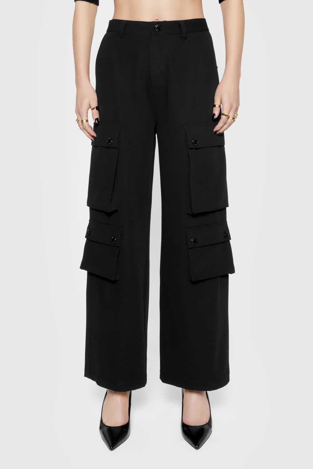 Black Rebecca Minkoff Bowie Cargo Pant | HNJAY-4821