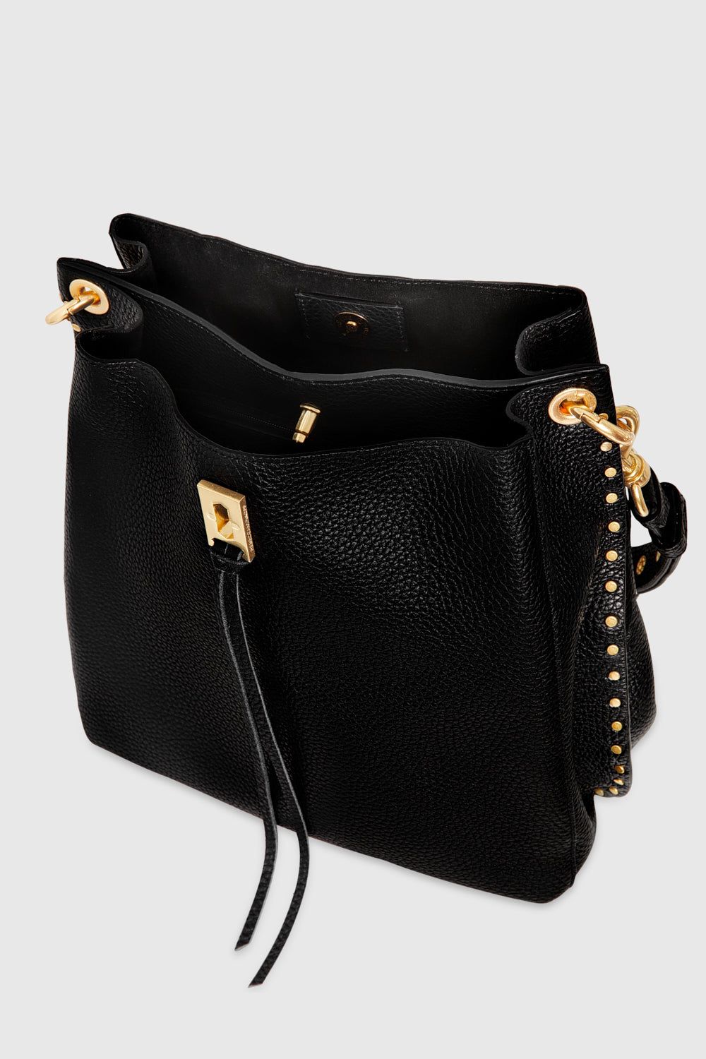 Black Rebecca Minkoff Darren Shoulder Bag | KXPHD-7103