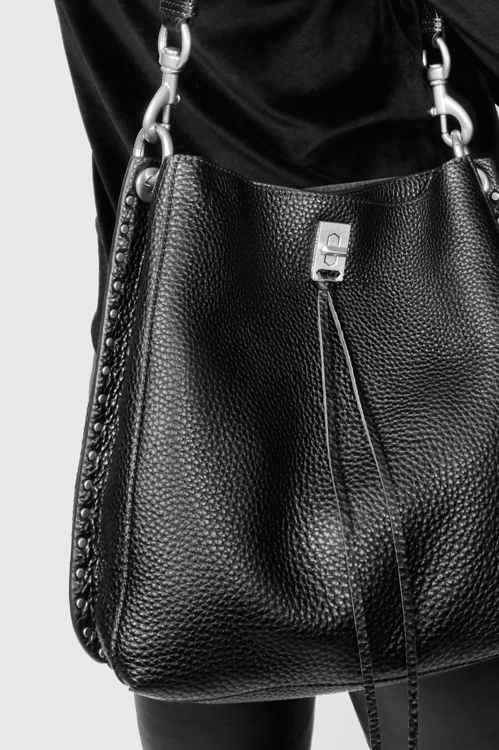 Black Rebecca Minkoff Darren Shoulder Bag | KXPHD-7103