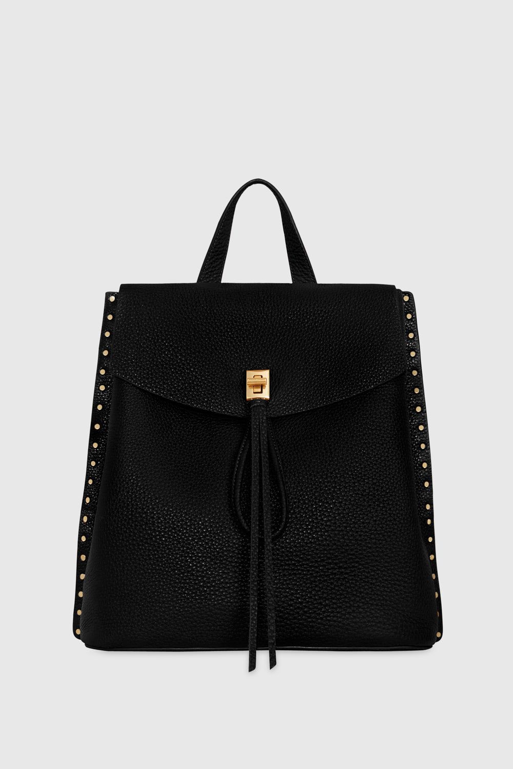 Black Rebecca Minkoff Darren Signature Backpack | MEBVD-4837