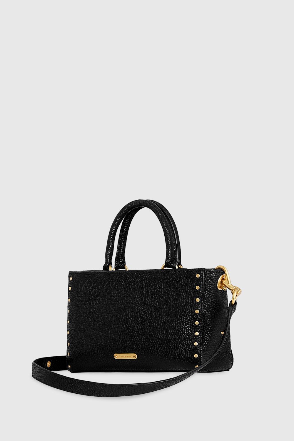 Black Rebecca Minkoff Darren Top Handle Crossbody | DUNTS-0584