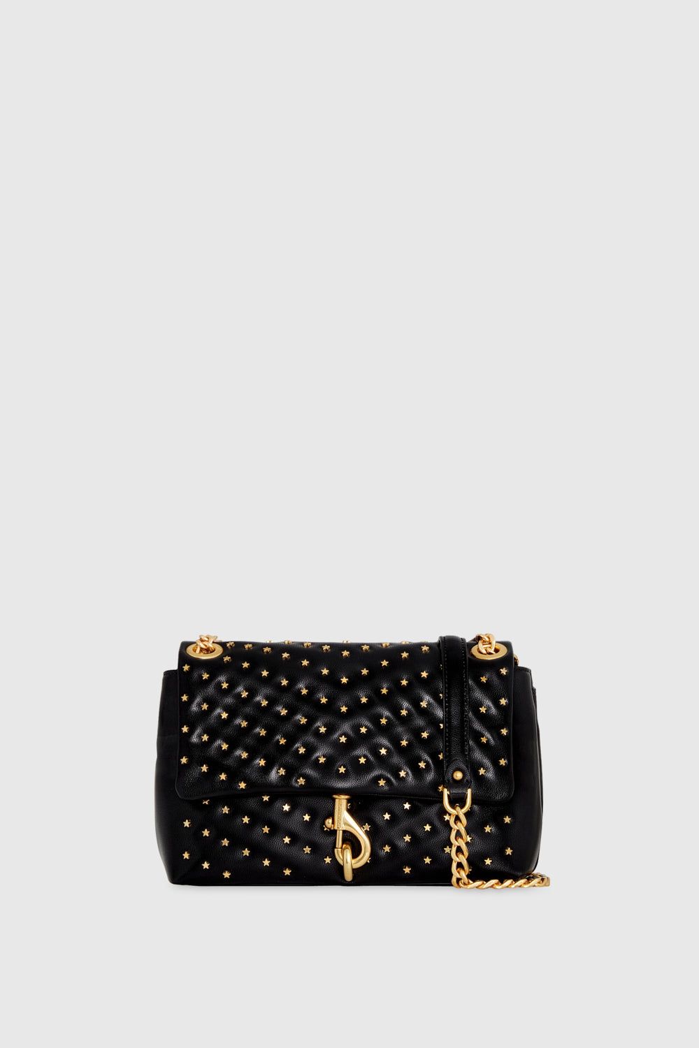 Black Rebecca Minkoff Edie Crossbody With Star Studs | WENJU-2158