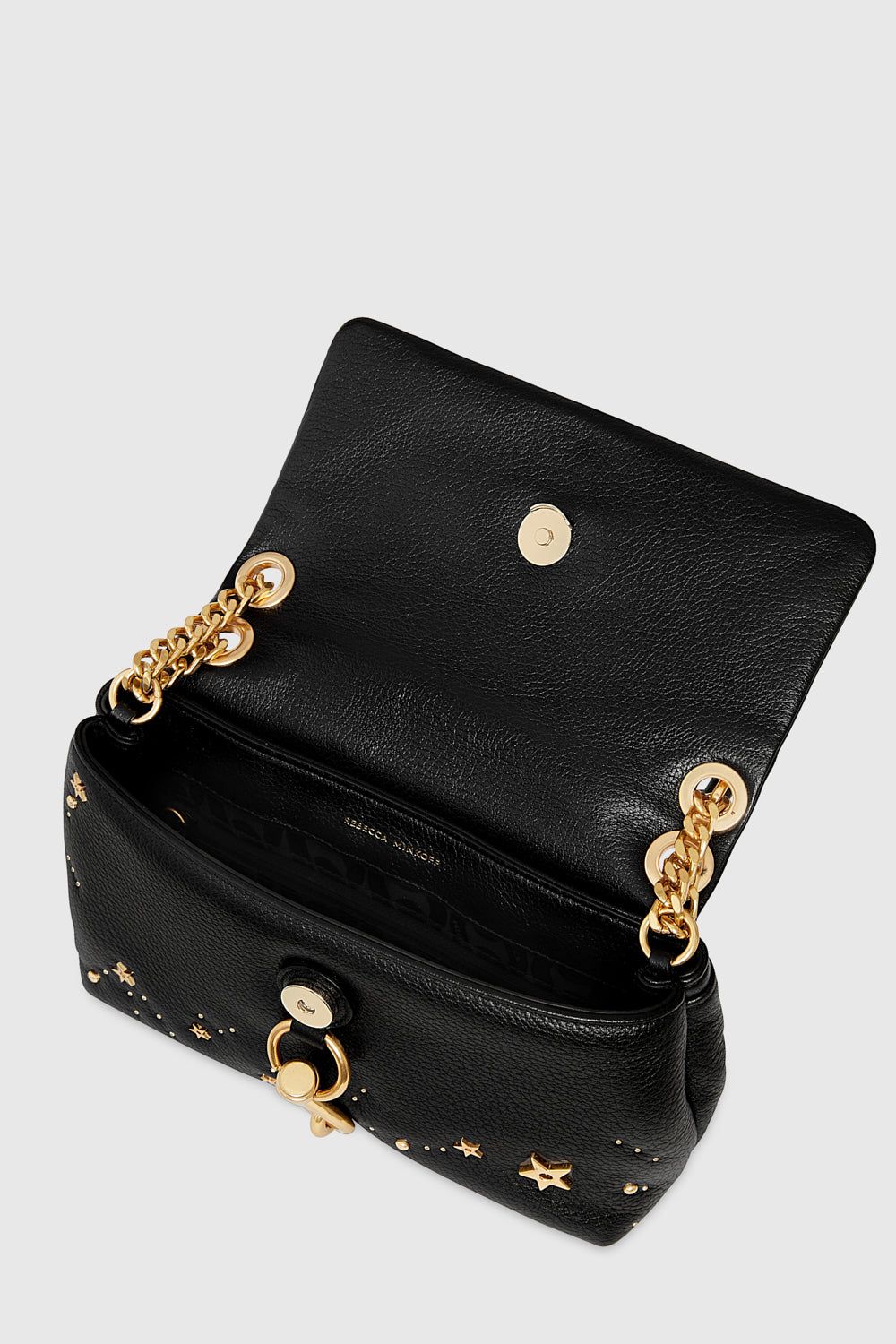 Black Rebecca Minkoff Edie Crossbody With Celestial Studs | UWKXF-9152