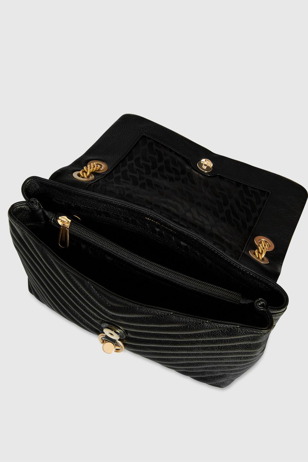 Black Rebecca Minkoff Edie Flap Shoulder Bag | ORLDN-3907