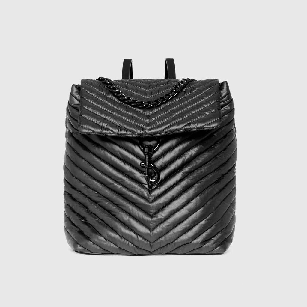 Black Rebecca Minkoff Edie Nylon Backpack | OUJEM-1836