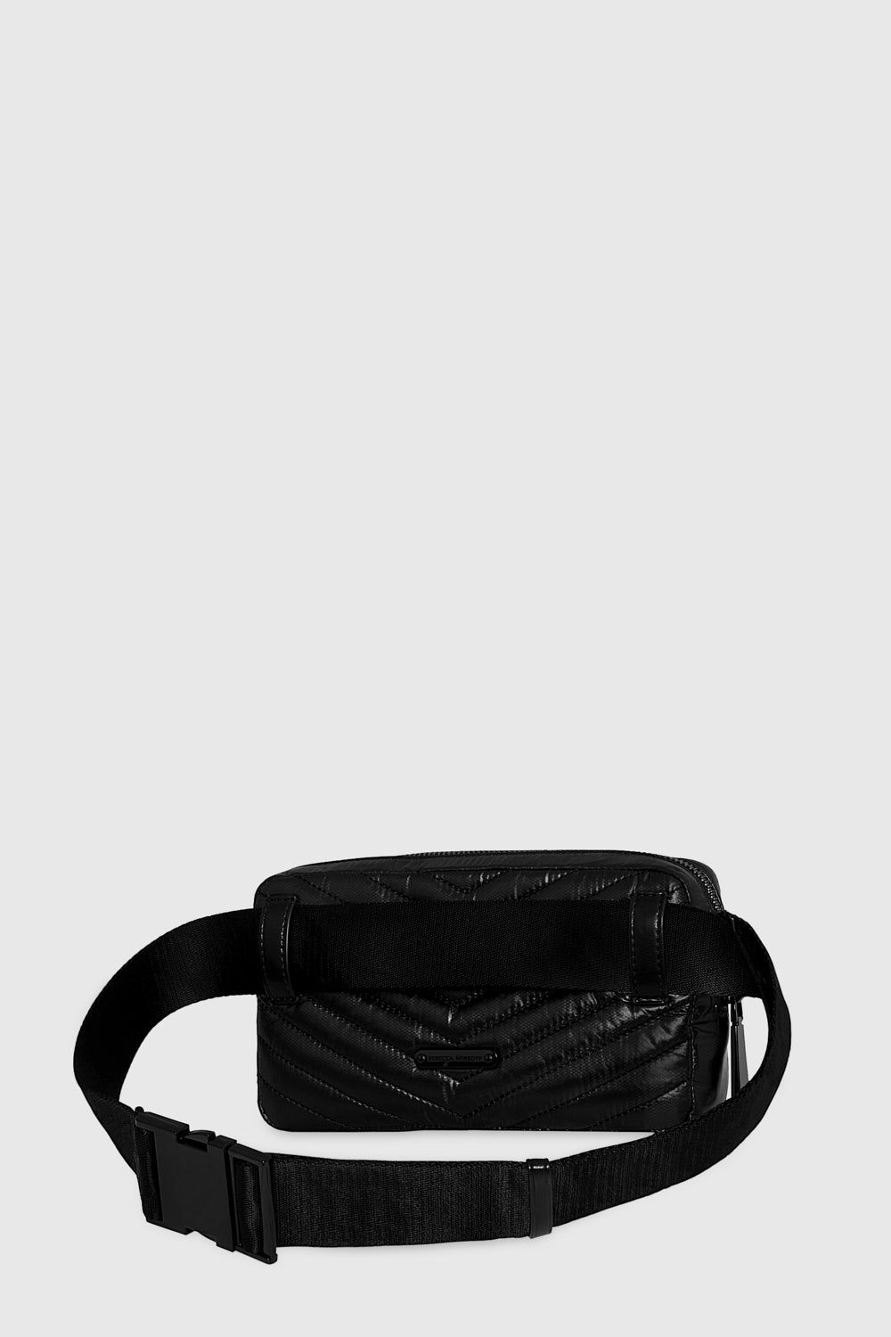 Black Rebecca Minkoff Edie Nylon Belt Bag | DLKNZ-4160