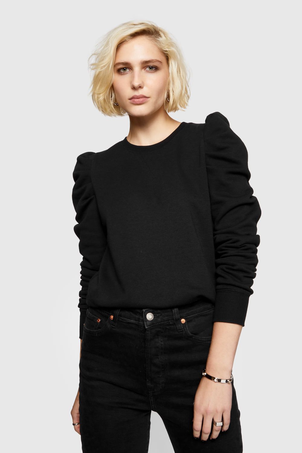 Black Rebecca Minkoff Janine Sweatshirt | DHGEA-5263