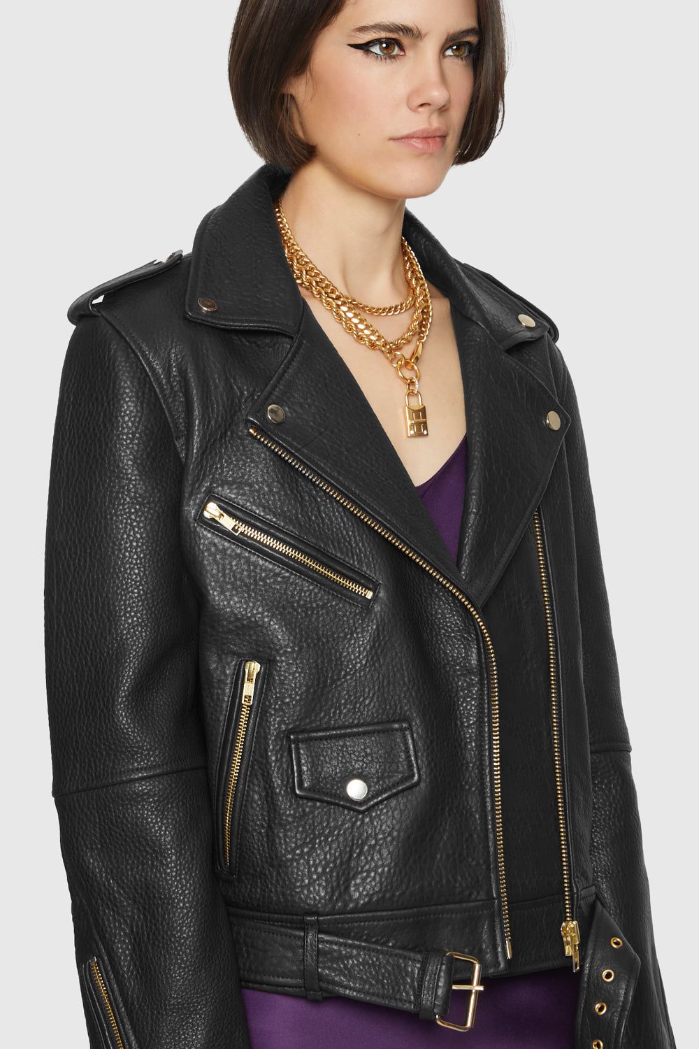 Black Rebecca Minkoff Jett Moto | DFXLZ-9417