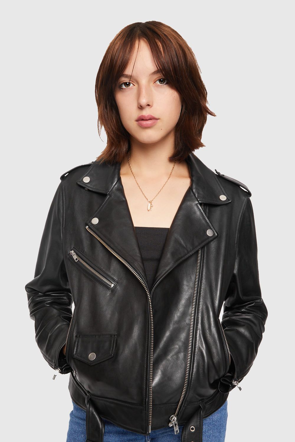 Black Rebecca Minkoff Jett Moto | IUASY-8546