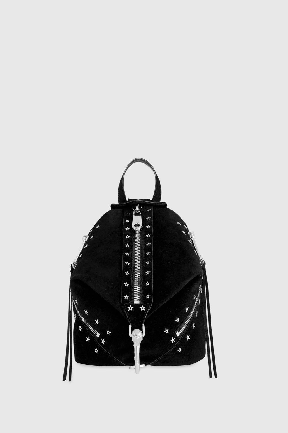 Black Rebecca Minkoff Julian Zipped Medium Backpack With Studs | TVWSI-4706