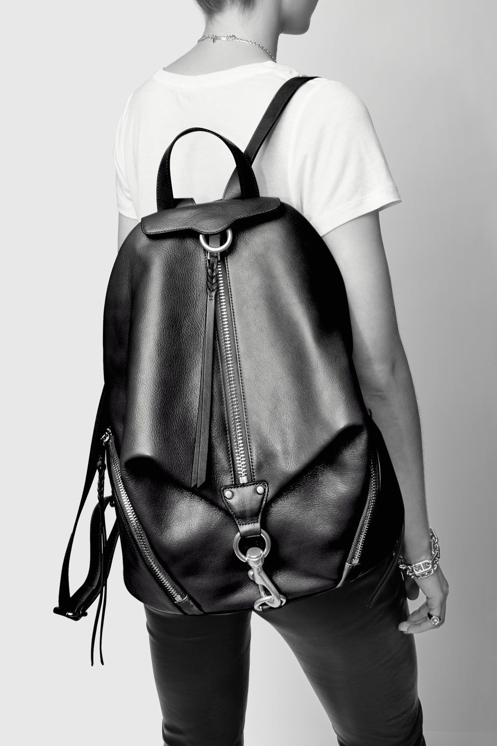 Black Rebecca Minkoff Jumbo Julian Backpack | XVTQR-1569