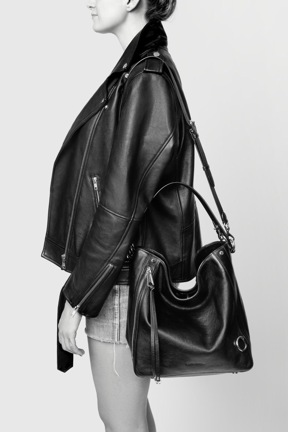 Black Rebecca Minkoff M.A.B. Hobo | FIRLD-3728