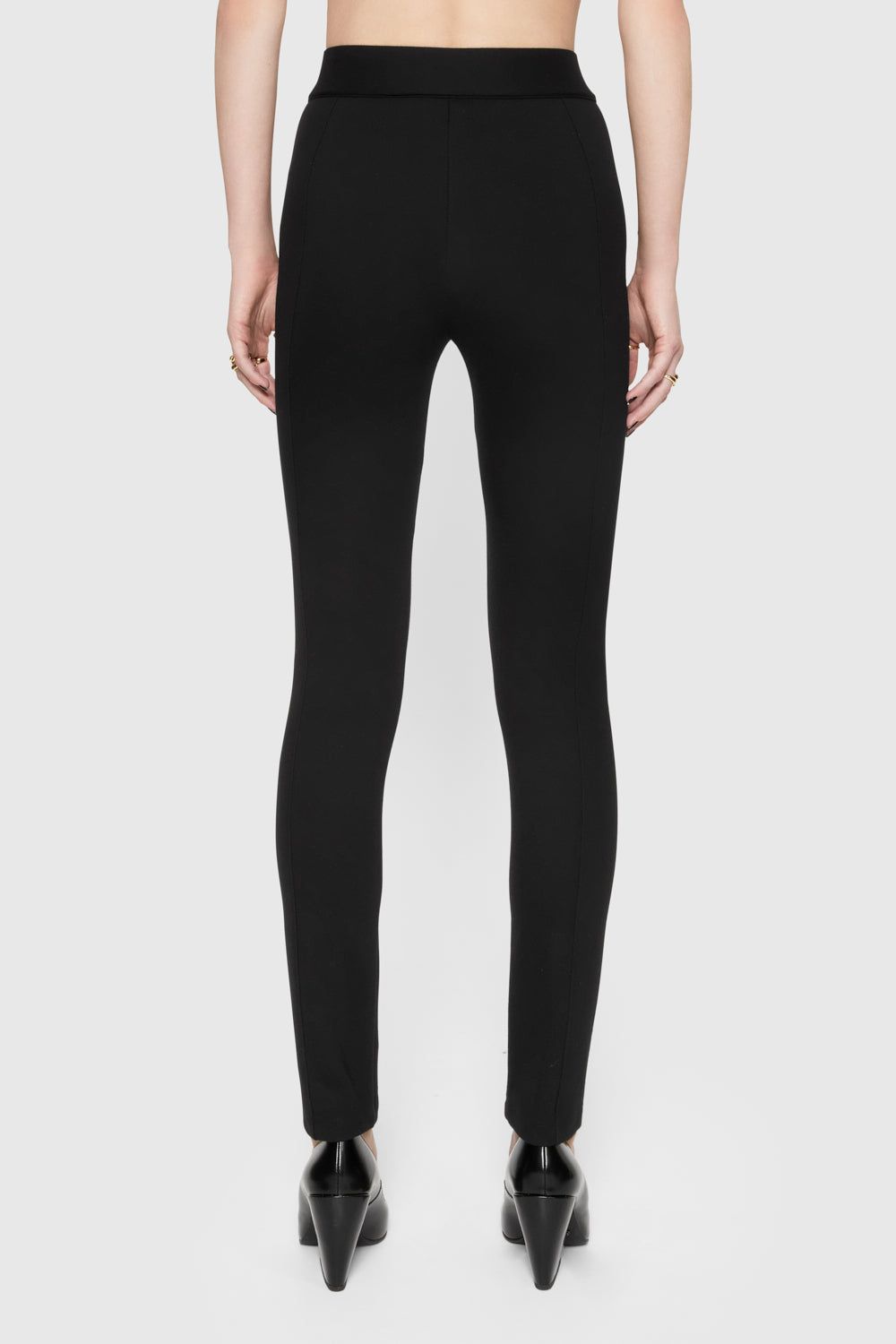 Black Rebecca Minkoff Sienna Chain Embellished Legging | YGKPI-4567