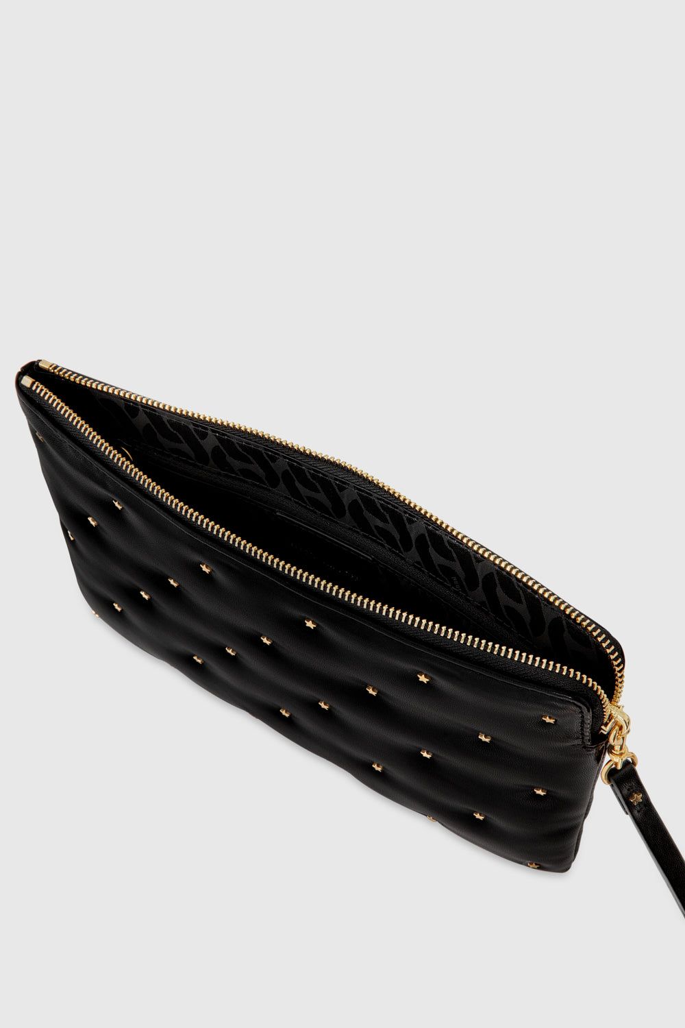 Black Rebecca Minkoff Star Studded Wristlet | RAXCF-5634