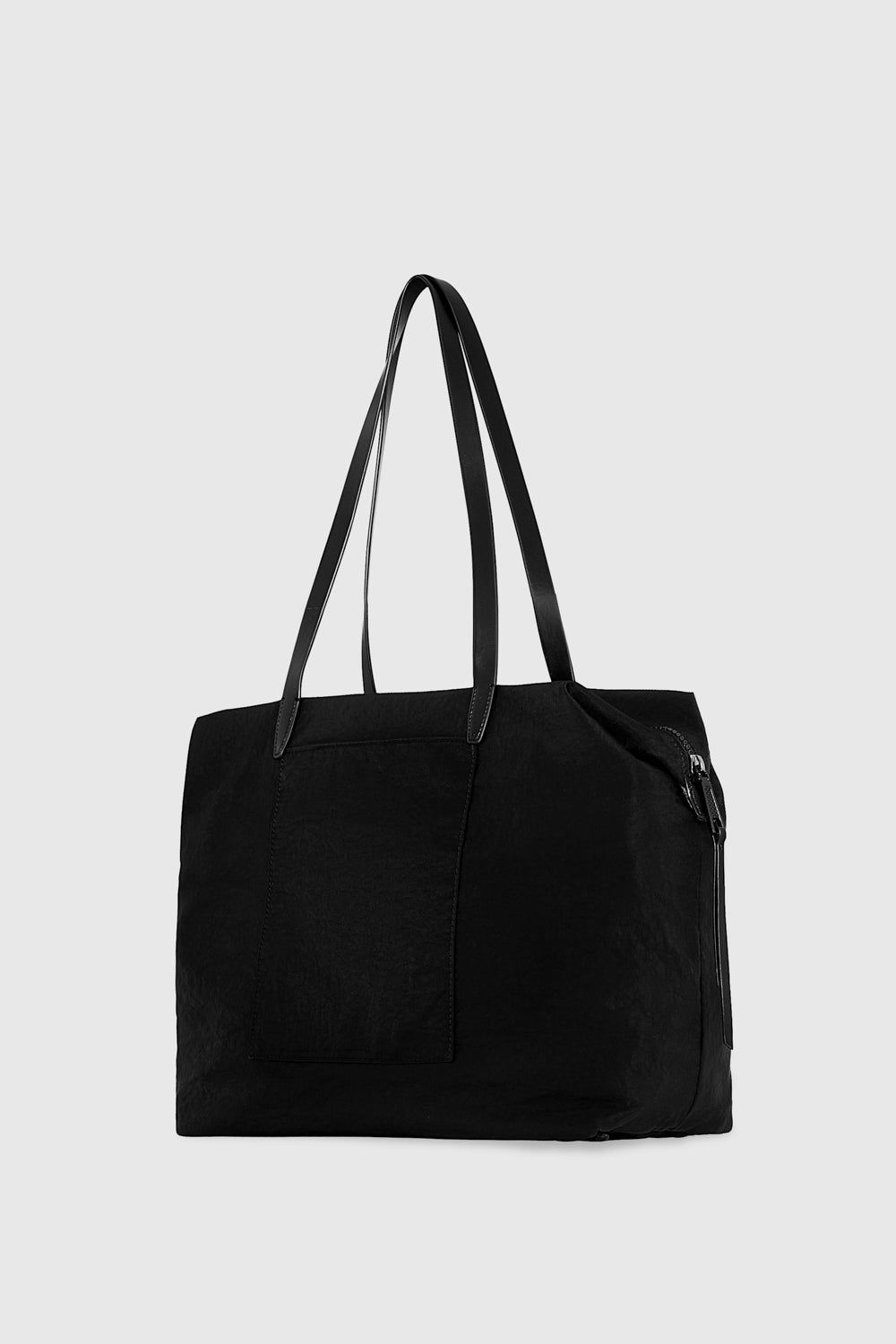 Black Rebecca Minkoff Washed Nylon Tote | DSIAP-0769