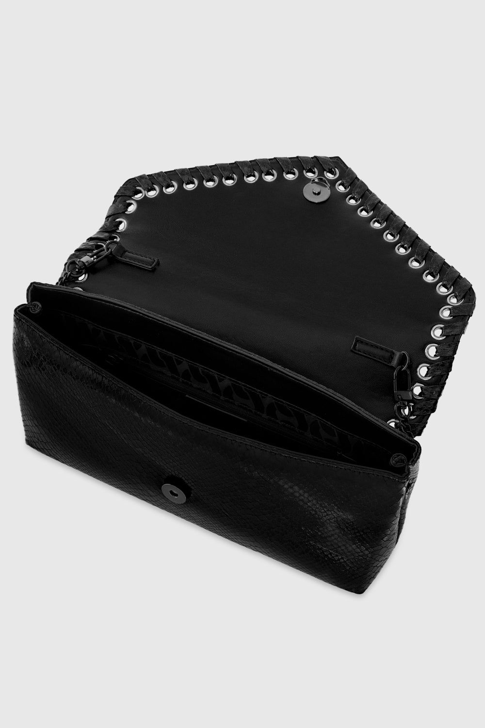 Black Rebecca Minkoff Whip Clutch | GBLXK-8126