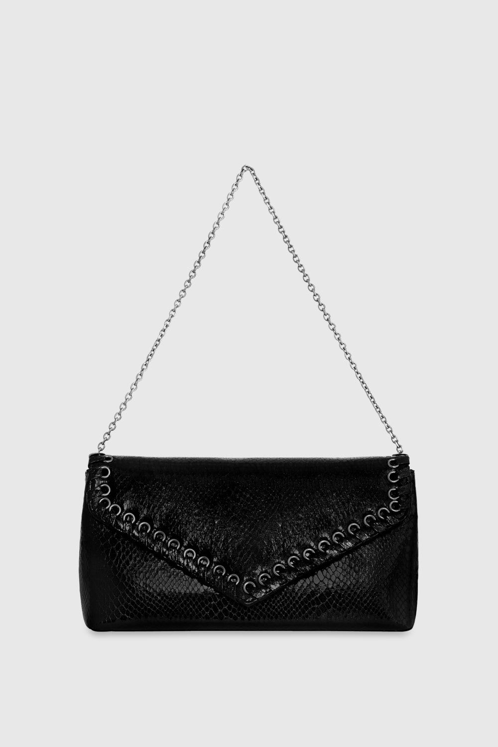 Black Rebecca Minkoff Whip Clutch | GBLXK-8126