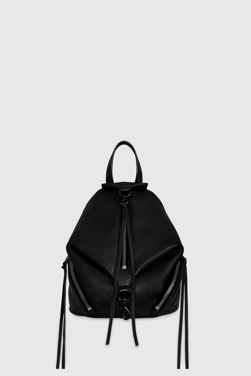 Black / Black Rebecca Minkoff Convertible Mini Julian Backpack | ZNOWI-0742