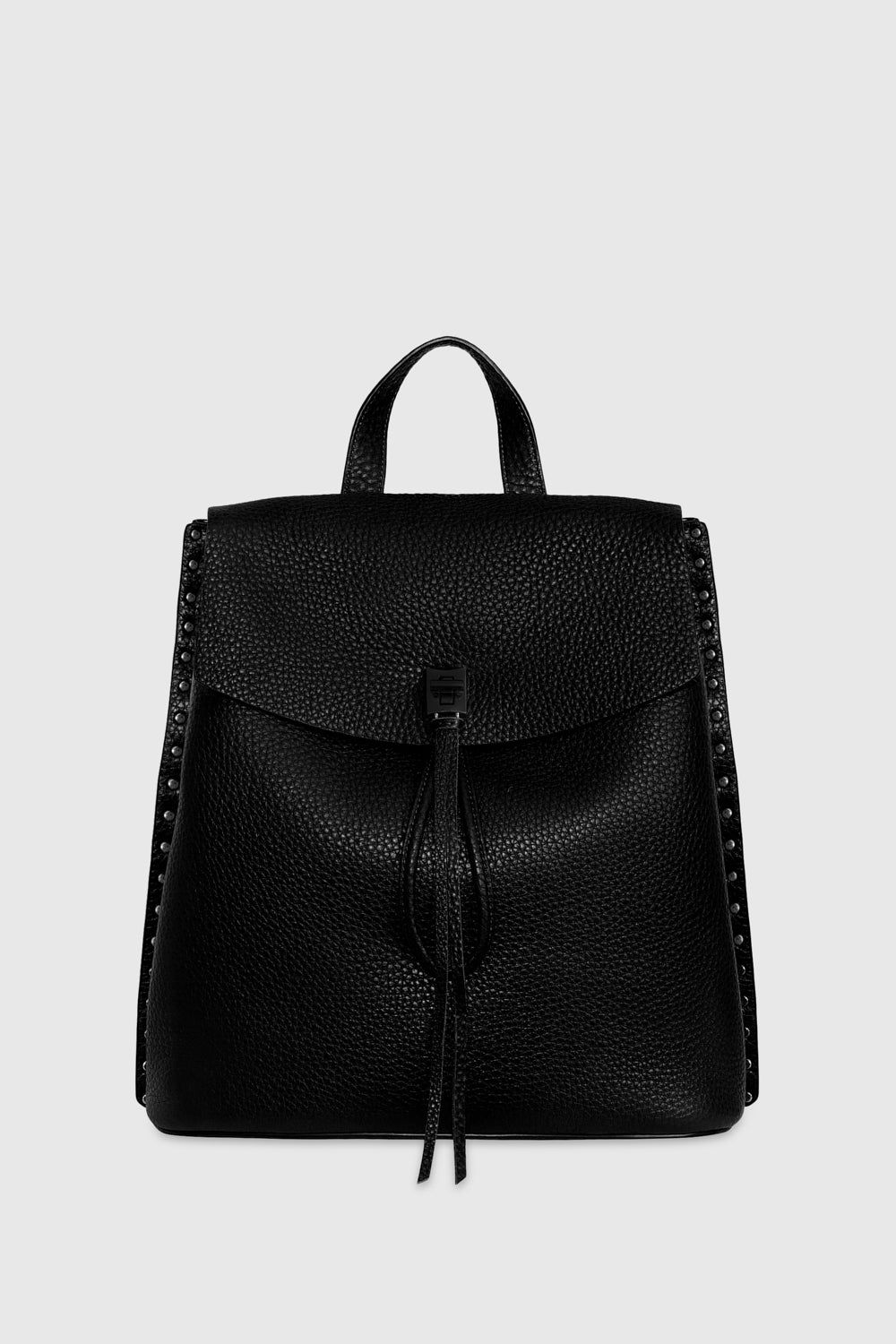 Black / Black Rebecca Minkoff Darren Signature Backpack | BGYWJ-7509