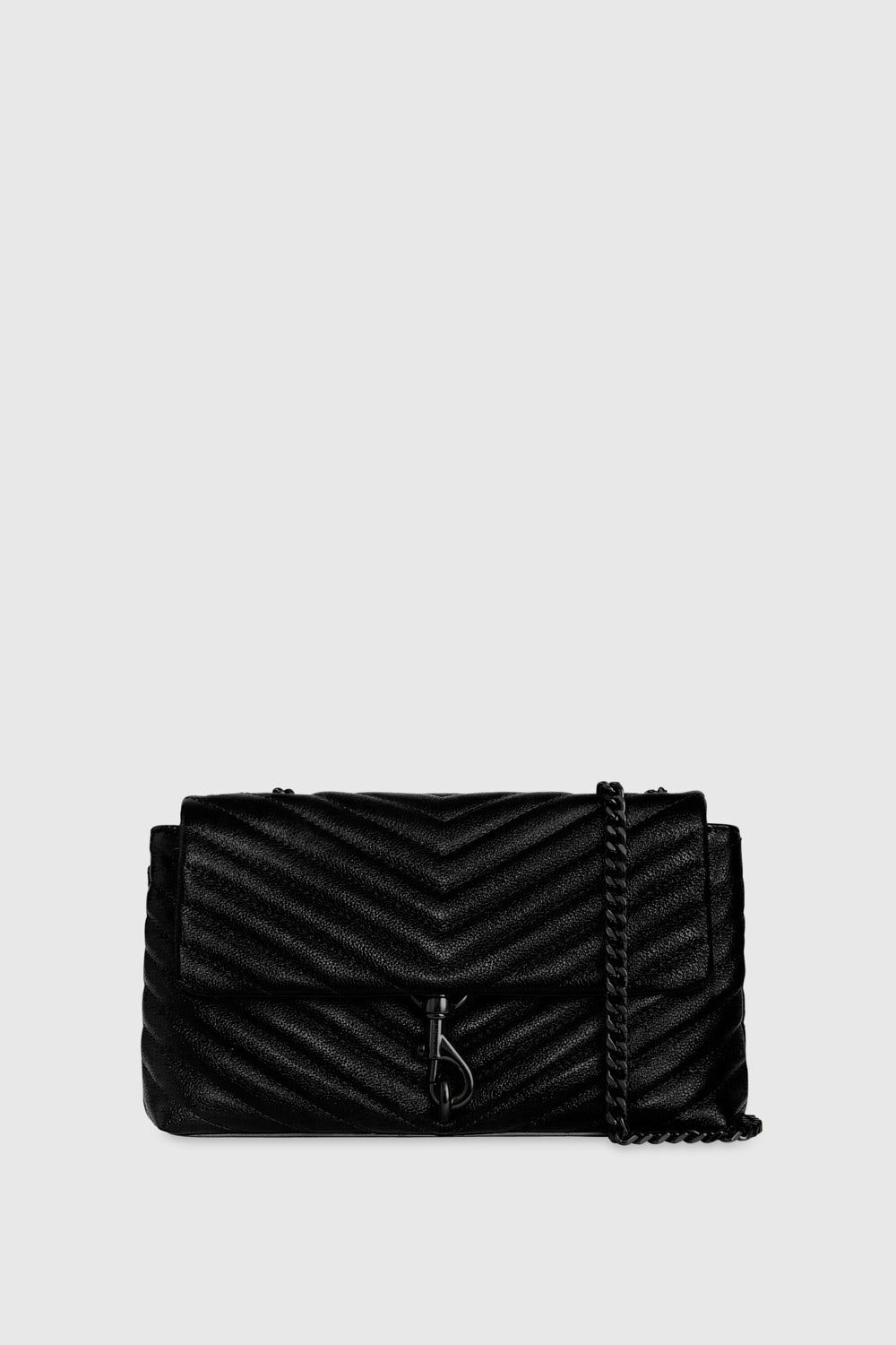 Black / Black Rebecca Minkoff Edie Medium Crossbody | SOBYJ-7128