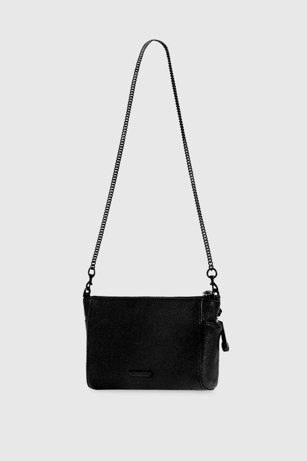 Black / Black Rebecca Minkoff Mini Julian Crossbody | YAFGH-6320