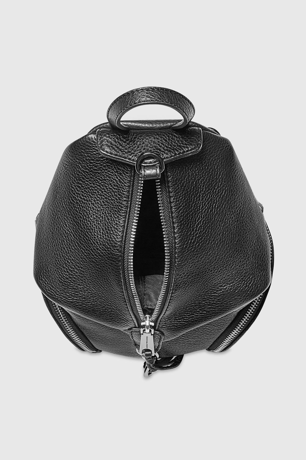 Black / Grey Rebecca Minkoff Convertible Mini Julian Backpack | IUARD-5079