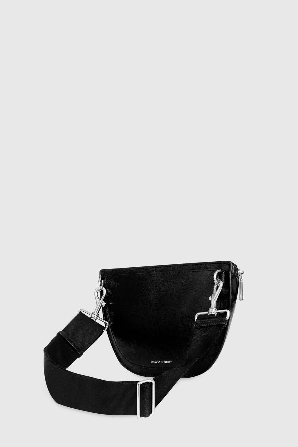 Black / Silver Rebecca Minkoff Darren Belt Bag With Celestial Studs | SITYA-5709