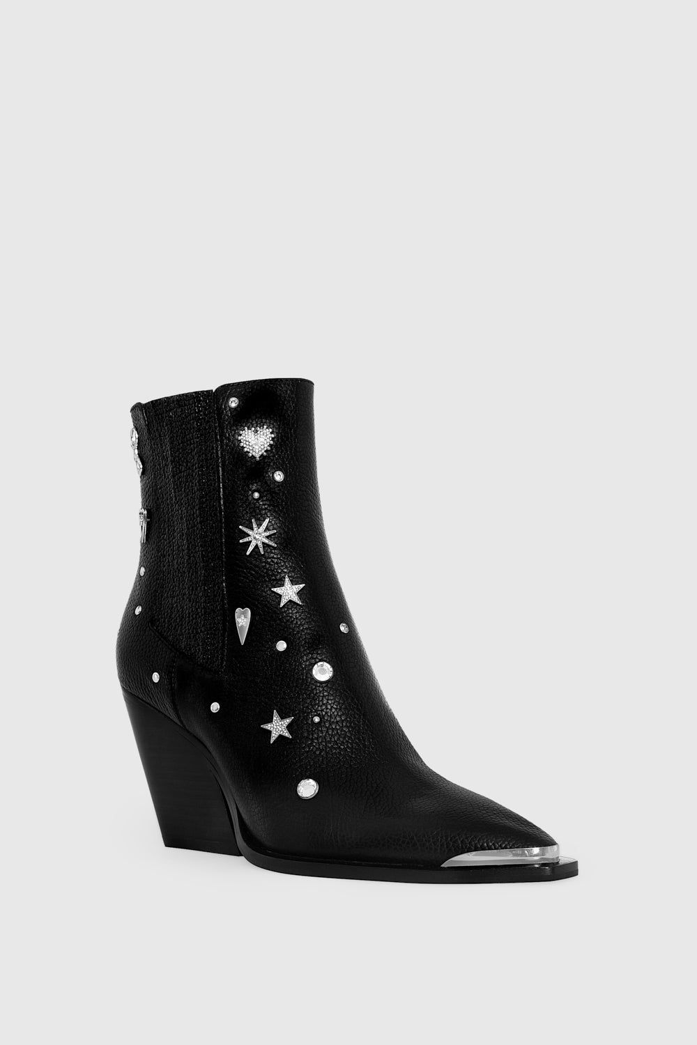 Black / Silver Rebecca Minkoff West Bootie | NOYUE-3796