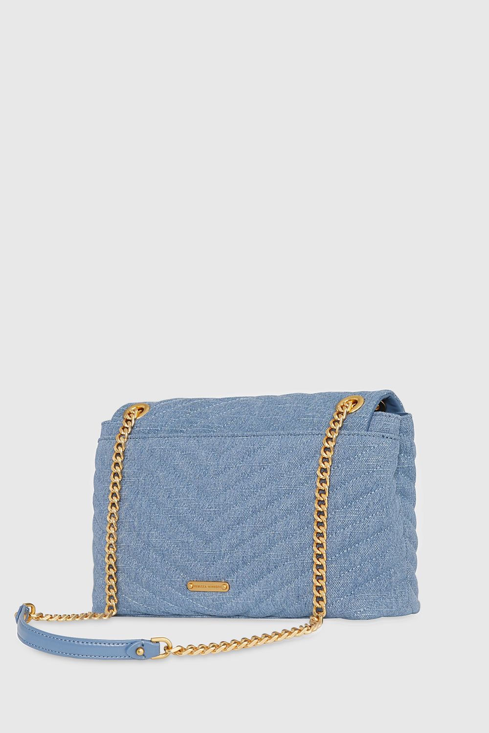 Blue Rebecca Minkoff Edie Flap Shoulder Bag | YXKOM-0893