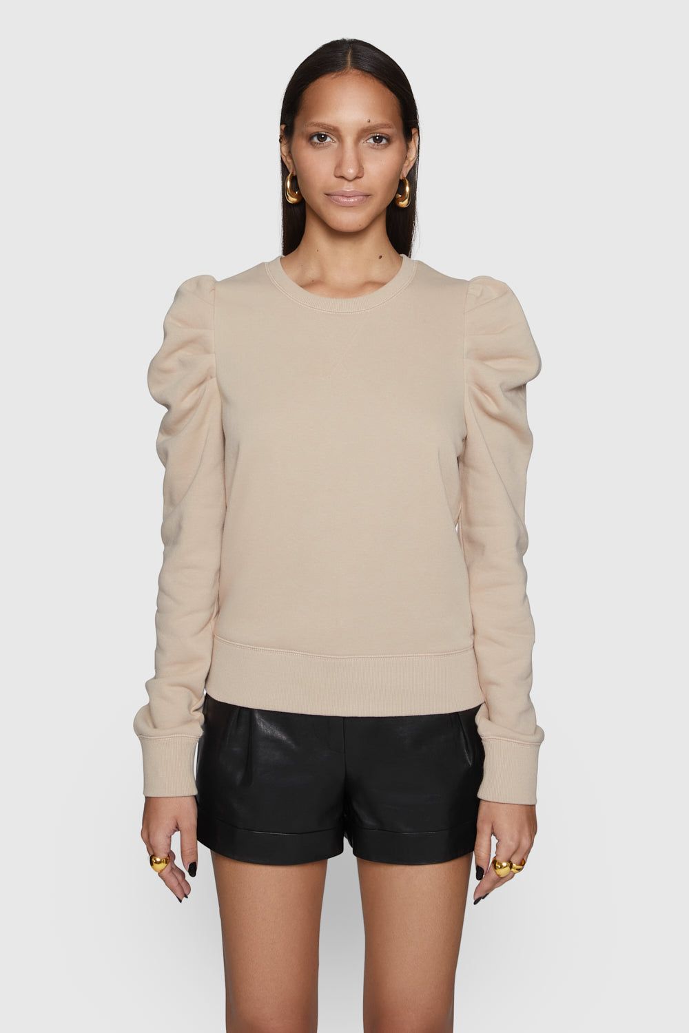 Brown Rebecca Minkoff Janine Sweatshirt | GJHPW-6905