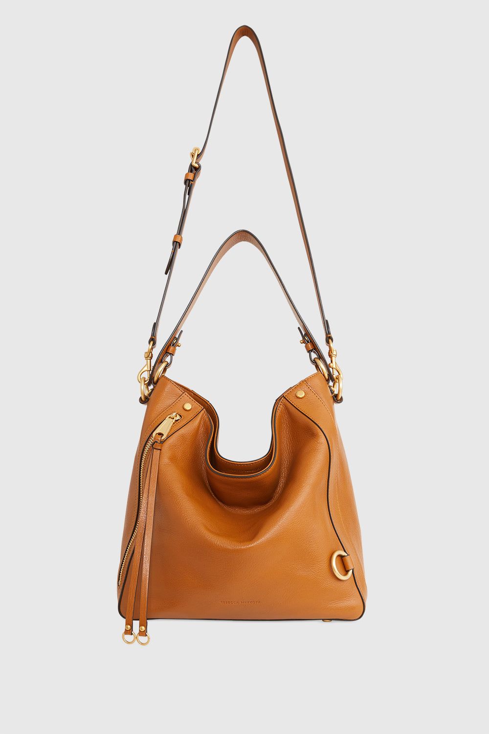 Caramello/Antique Brass Rebecca Minkoff M.A.B. Hobo | QAKMT-9451