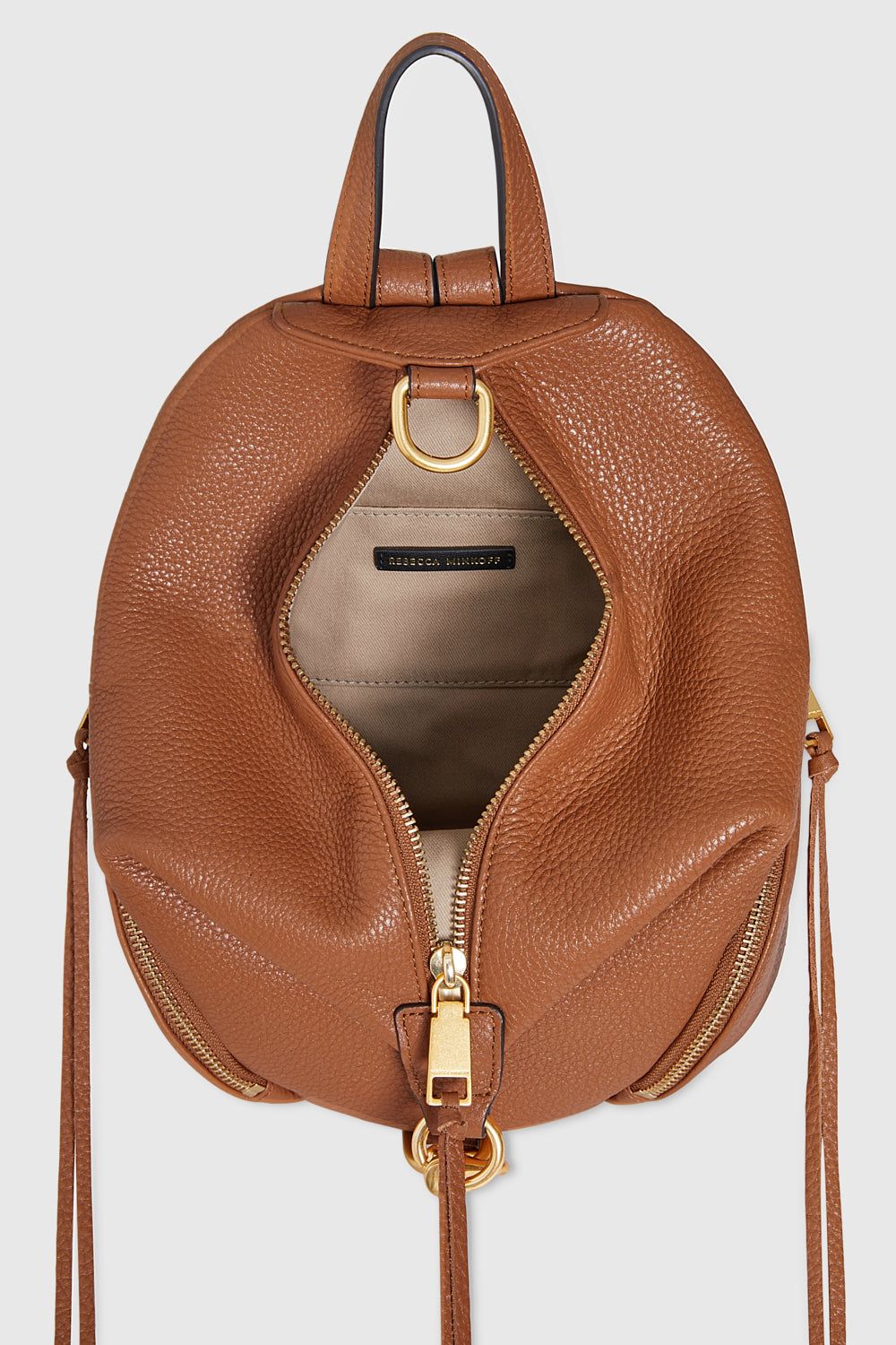 Caramello Rebecca Minkoff Medium Julian Backpack | OWQCD-1974