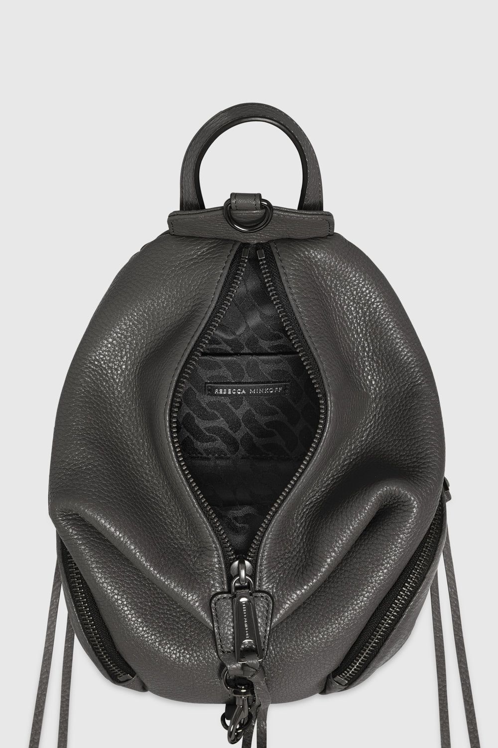 Dark Grey Rebecca Minkoff Convertible Mini Julian Backpack | VQWTG-7938