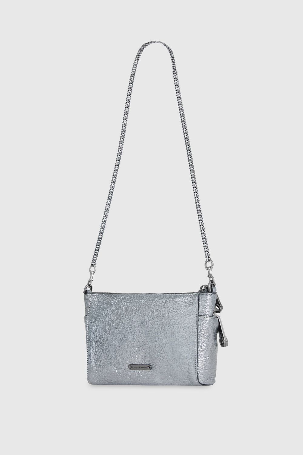 Dark Grey Rebecca Minkoff Mini Julian Crossbody | XNBSA-2374