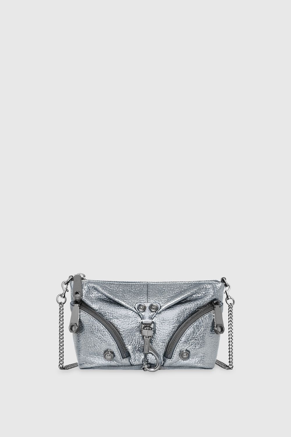 Dark Grey Rebecca Minkoff Mini Julian Crossbody | XNBSA-2374